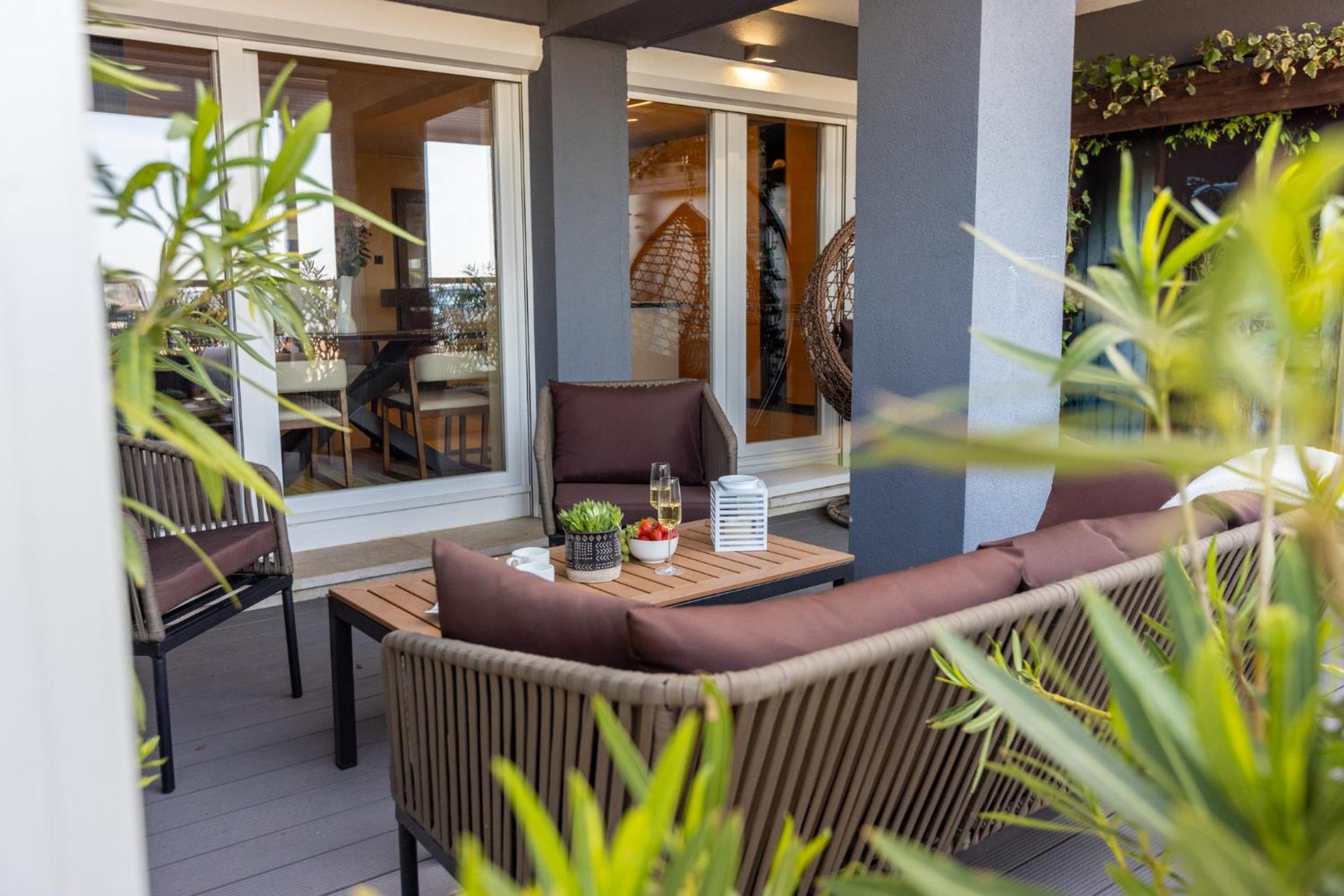 Panoramica Apartment With Whirlpool Crikvenica Luaran gambar